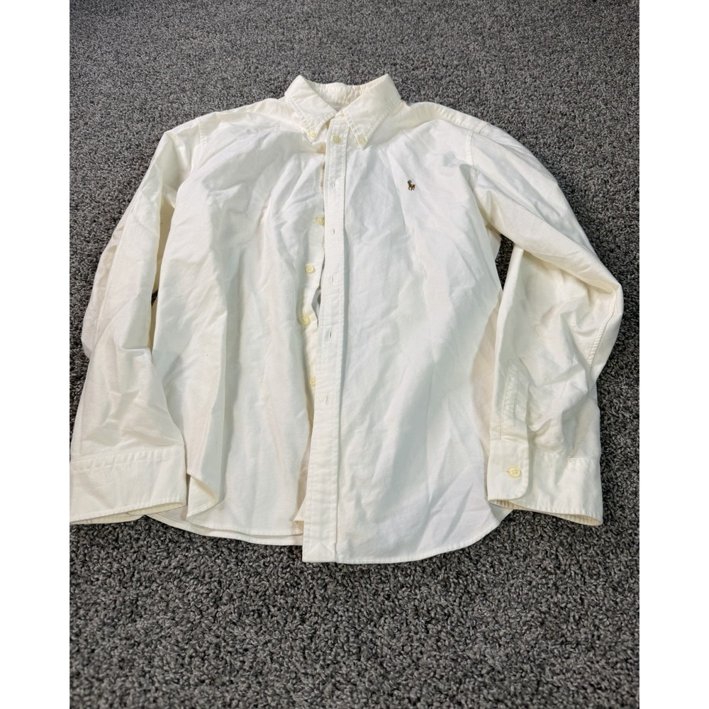 Ralph Lauren Long Sleeve Button Down Shirt Men's Size 2XL White